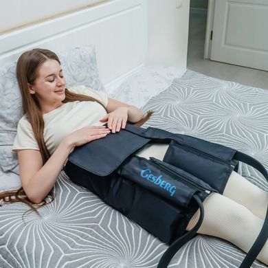 Профессиональный 6-камерный аппарат для прессотерапии и лимфодренаж Gesberg Presso Health 12W