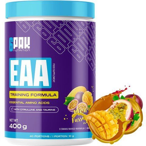 6PAK Nutrition EAA Amino Acids 400 г &ndash; амінокислотний комплекс для м&rsquo;язів та відновлення