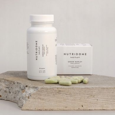 Очищення організму, екстракт зеленого ячменю з хлорофілом, 60 шт., Nutridome
