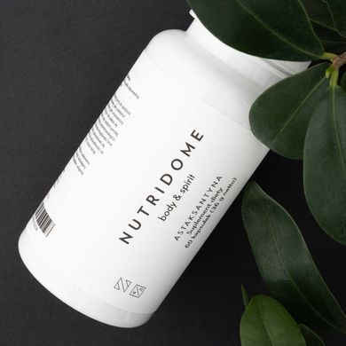 Екстракт астаксантину з водоростей від холестерину та запалення Nutridome 60 таблеток