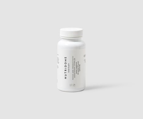 Адаптогени для фокусу, концентрації та енергії &mdash; дієтична добавка Nutridome, 60 капсул