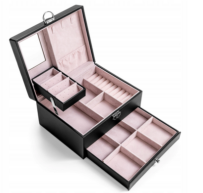 Скринька для ювелірних виробів, органайзер, коробка для зберігання - 9
