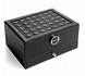 Скринька для ювелірних виробів, органайзер, коробка для зберігання, Чорний