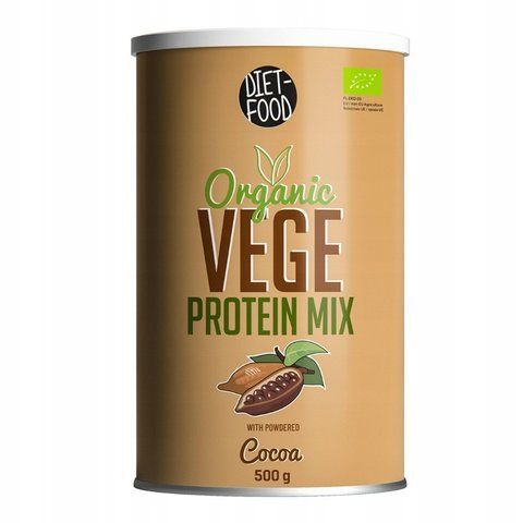 Bio Vege Protein Mix &ndash; БІО рослинний протеїновий порошок з какао, 500 г