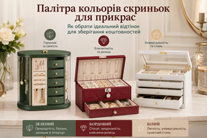 Палитра цветов шкатулок для украшений: как выбрать идеальный оттенок для хранения драгоценностей