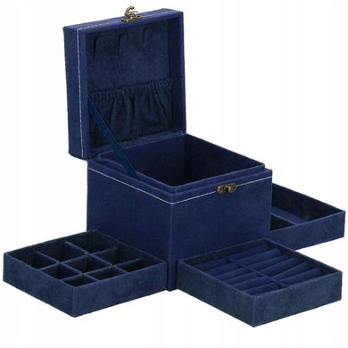 Скринька для ювелірних виробів, органайзер, коробка, ретро коробка - 7