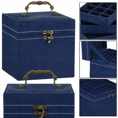 Скринька для ювелірних виробів, органайзер, коробка, ретро коробка - 3