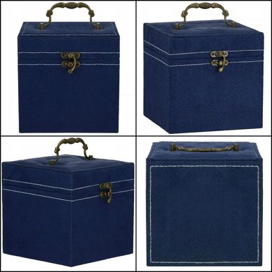 Скринька для ювелірних виробів, органайзер, коробка, ретро коробка - 5