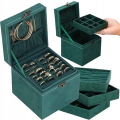 Шкатулка для ювелирных изделий, органайзер, коробка, ретро коробка - 1