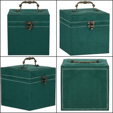 Скринька для ювелірних виробів, органайзер, коробка, ретро коробка - 3