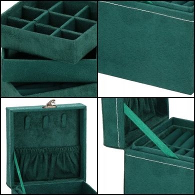 Скринька для ювелірних виробів, органайзер, коробка, ретро коробка - 10