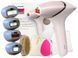 Беспроводной фотоэпилятор Philips Lumea 9000 IPL + 4 насадки + футляр + щетка + спонж