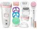 2x епілятор BRAUN Silk-epil 9 Sensosmart+ для обличчя + SPA + обличчя + бритва