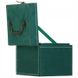 Скринька для ювелірних виробів, органайзер, коробка, ретро коробка, Зелений