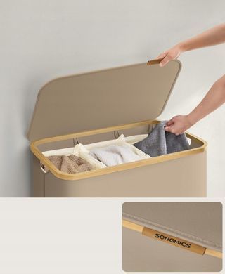 Кошик для білизни 150 л з кришкою 60 &times; 38,5 &times; 70,5 см