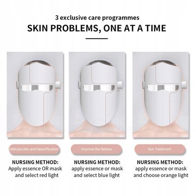 LED маска для лица 7 цветов PHOTON Therapy - 4