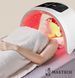 LED маска для лица MAXTECH&reg;-008 с фототерапией 7 цветов и функцией NANO SPRAY (спрей-мист), складная, 100 LED диодов