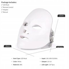 LED маска для обличчя 7 кольорів PHOTON Therapy - 1