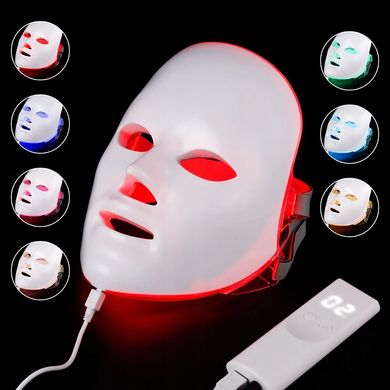 LED маска для обличчя 7 кольорів PHOTON Therapy - 3